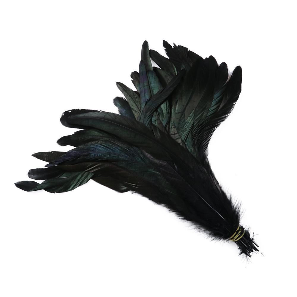 100 шт. 25-40 см / 10-16 дюймов Перья петушиного хвоста оптом Натуральные перья Большой фазан Петух Одежда Ювелирные аксессуары Декор для вечеринки