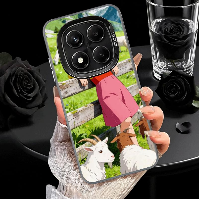 Heidi Cartoon Cute Shockproof Phone Case for Xiaomi Redmi Note 15 14 13 12 Pro Plus 11 11S 11T 5G Cover Anti Fall Fundas