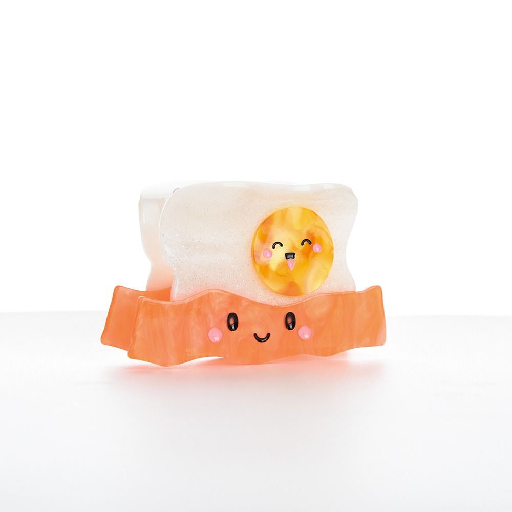 Toast Acetate Hair Crab Clip Cute Delicious Food Claw Clip Lovely Croissant Shark Clip Girls