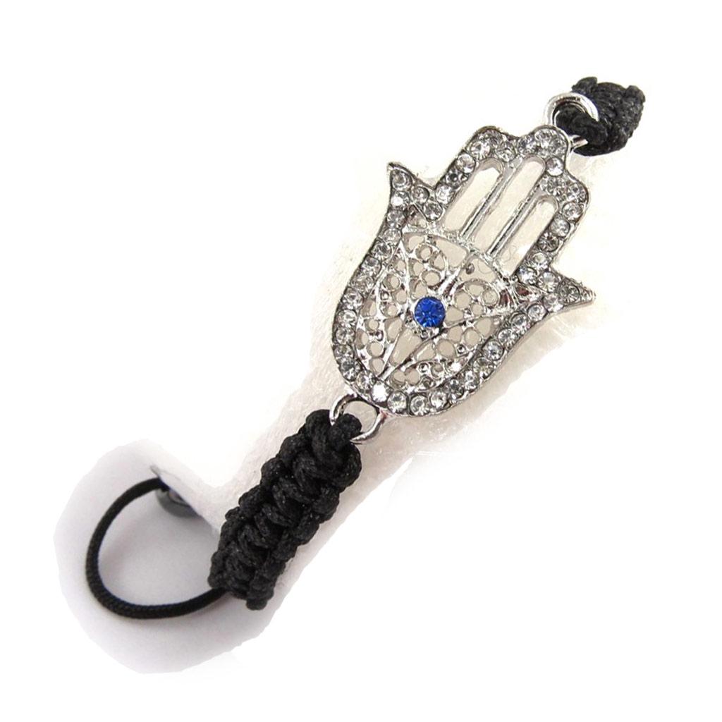 Les Trésors De Lily [J9490] - Дизайнерский браслет Shambhala 'Fatma' черно-белый