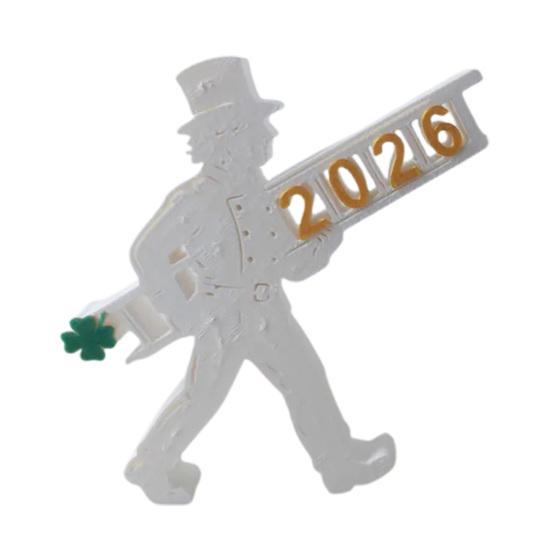 2026 Настольная табличка, напечатанная на 3D-принтере, С Новым годом, украшение для стола для вечеринки, настольный декор для полки, каминной полки, рабочего стола, многоярусного подноса