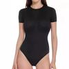 Women's Natrelax Sexy Bodysuit Thong Short Sleeve Halter Racerback High Neck Tank Tops Body Suits for Going Out