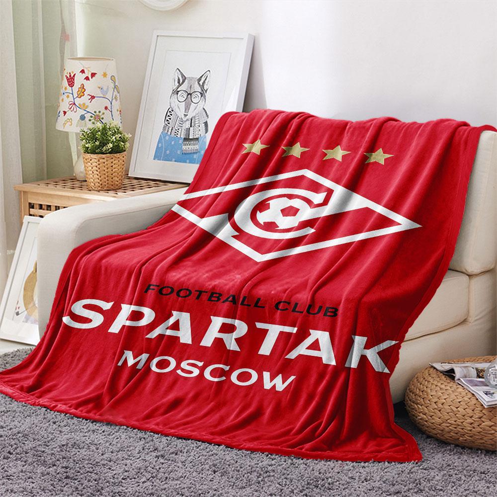 1PC Spartak Moscow Rush Blanket, High quality Comfortable for All Seasons, Home Decor, Warmth and Comfort