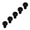 100pcs M2 M3 M4 Plastic Nylon Hex Male Female Female Spacer Round Head Screw Nut