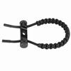 Archery Equipment Adjustable Compound Wrist Rope Polyester Braided Strap Cord (Black)