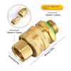 Медный быстроразъемный разъем, съемный серебряный разъем для распылительной машины, быстроразъемное соединение M14*1,5 из золота