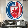 Crvena zvezda Wall Hanging Printed Fabric Blanket Decorative Tapestries for Bedroom Living Room Home Decor