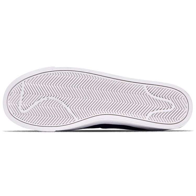 Nike Блейзер Винтаж Замша Нескользящие Легкие Полувысокие Кеды для Скейтборда Женские Кроссовки Темно-синий Белый AV9376-400