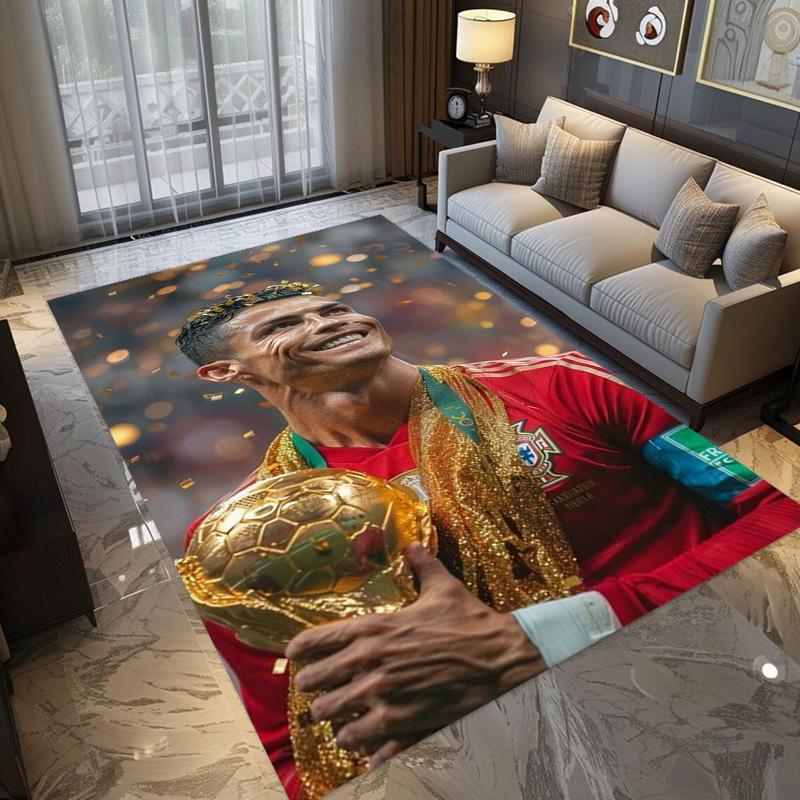 Dynamic Soccer Action carpet printing Doormat Bathroom mat Office chair cushion Art