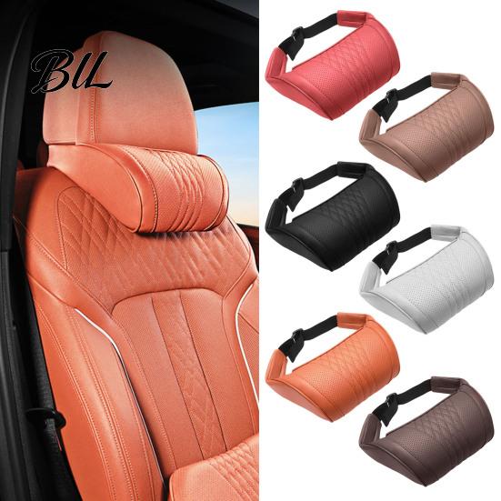 Universal Vehicle Seat Pillow Car Headrest Neck Pillow, Memory Foam Ergonomic for Shoulder Slow Rebound Support Support, Cushion, Adjustable