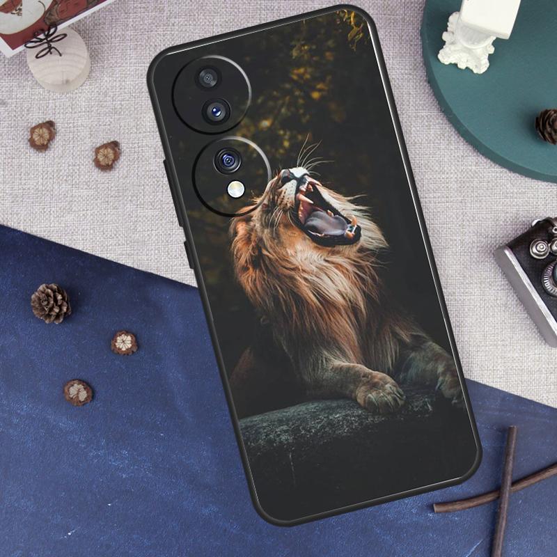 Чехол 'Рычащий Лев' Для Honor Magic 7 6 5 8 Pro Чехол Для Honor 400 200 50 70 90 Lite X8a X8b X9a X9b X9c