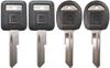Strattec 4 Key Set - GM Logo OEM 'E' Ignition + 'H' Door/Trunk Key