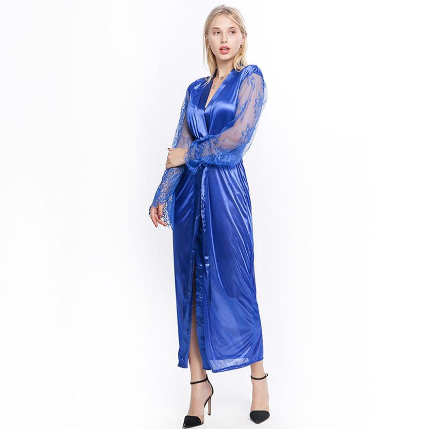 Европейское и американское эротическое белье, женская сексуальная имитация ледяного шелка, пижамы больших размеров, ночная рубашка