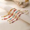 Colorful Fish-Motif Fashion Metal Zircon Handmade Colored Bracelet/Stud Earrings Women's Lucky Charm Accessories Gift