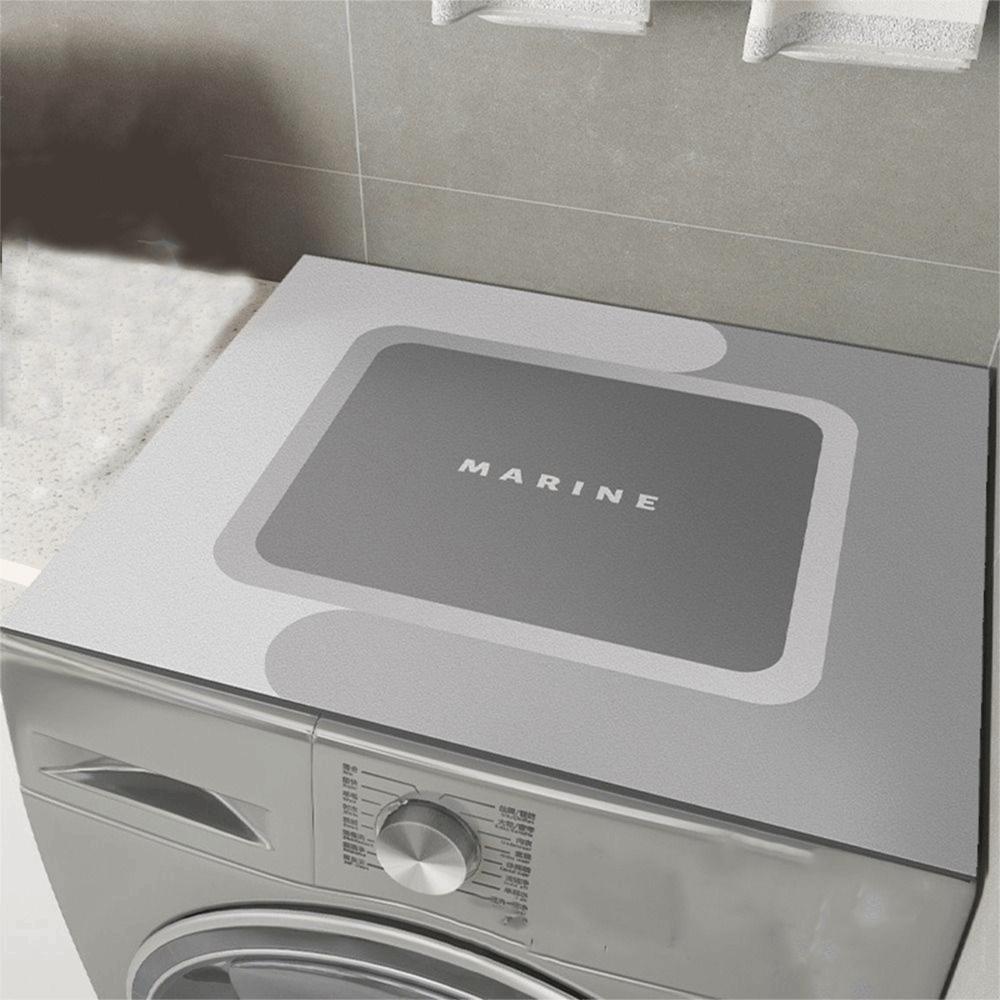 Printed Fridge Top Mat Absorbent Table Pad Microwave Oven Protecor Floor Mat  Bathroom