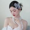 Bridal Wedding Retro Veil Headgear French High-End Lace Pattern Wedding Beautiful Wedding Photo Photo Hair Accessories