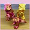 3d Printed Dinosaur T Rex Toy For Kids Creative Multicolor Articulated Display Model