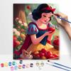 Disney Snow White digital oil painting diy coloring handpainted filling home decoration gift artistic canvas wall art crafts for home