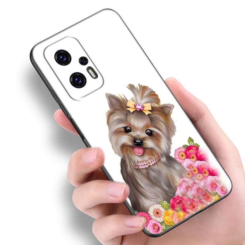 Мини-чехол для телефона с изображением йоркширского терьера для Xiaomi POCO F2 F3 M2 M3 M4 X3 X4 Pro NFC F4 GT 5G F1 X2 C3 C31 C40 M5S TPU черный чехол