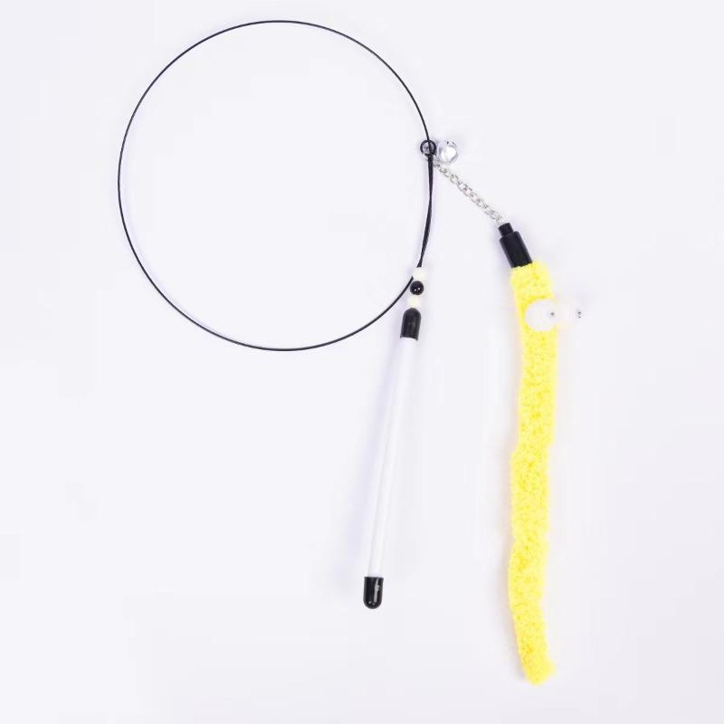 Игрушки для кошек, Колокольчики из стальной проволоки, Махалки из стальной проволоки с перьями, Игрушки для кошек, Товары для питомцев, Игрушки для кошек