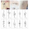 10Pcs Temporary Tattoos Waterproof Geometric Realistic Long-lasting Designs Geometric Tattoos for Men And Women