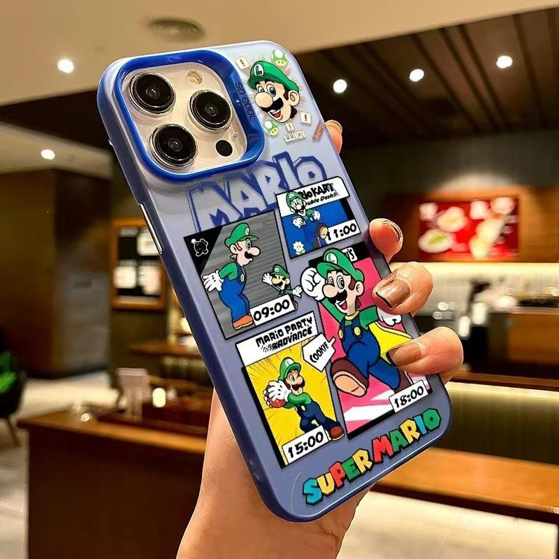 Popular Super Mario PDD gaming phone case for iPhone 16 Pro Max and iPhone 15