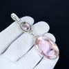 Pink Kunzite Pendant, 925 Sterling Silver Handmade Jewelry, Pink Kunzite Silver Pendant, Party Wear Jewelry For Women's, Pendant New Year Gift