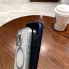 Роскошный прозрачный чехол с матовым покрытием для IPhone 15 14 13 12 11 Pro Max Plus Magsafe, магнитный защитный чехол для линз с беспроводной зарядкой