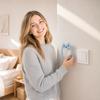 Creative Cat Shape Light Switch Cover Frame for Home Use Decorative Wall Switch Socket Sticker Protector for Standard Outlets