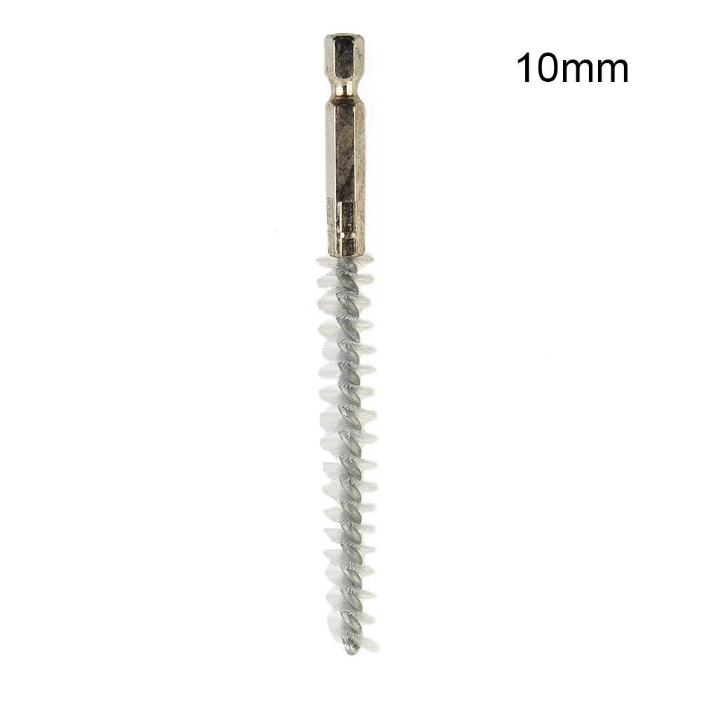 8-19мм Сверлильная щетка Шестигранный хвостовик Шестигранный хвостовик Нейлоновая проволока Инструмент для мытья и полировки