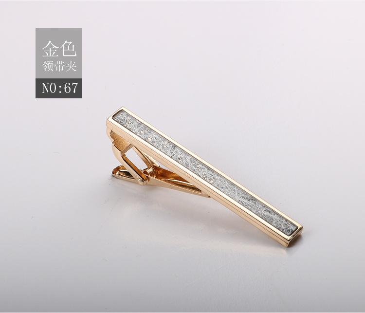 Зажим для галстука Матовый Зажим для воротника Мужской Формальный Деловой Золотой Серебристый Металлический зажим высокого класса