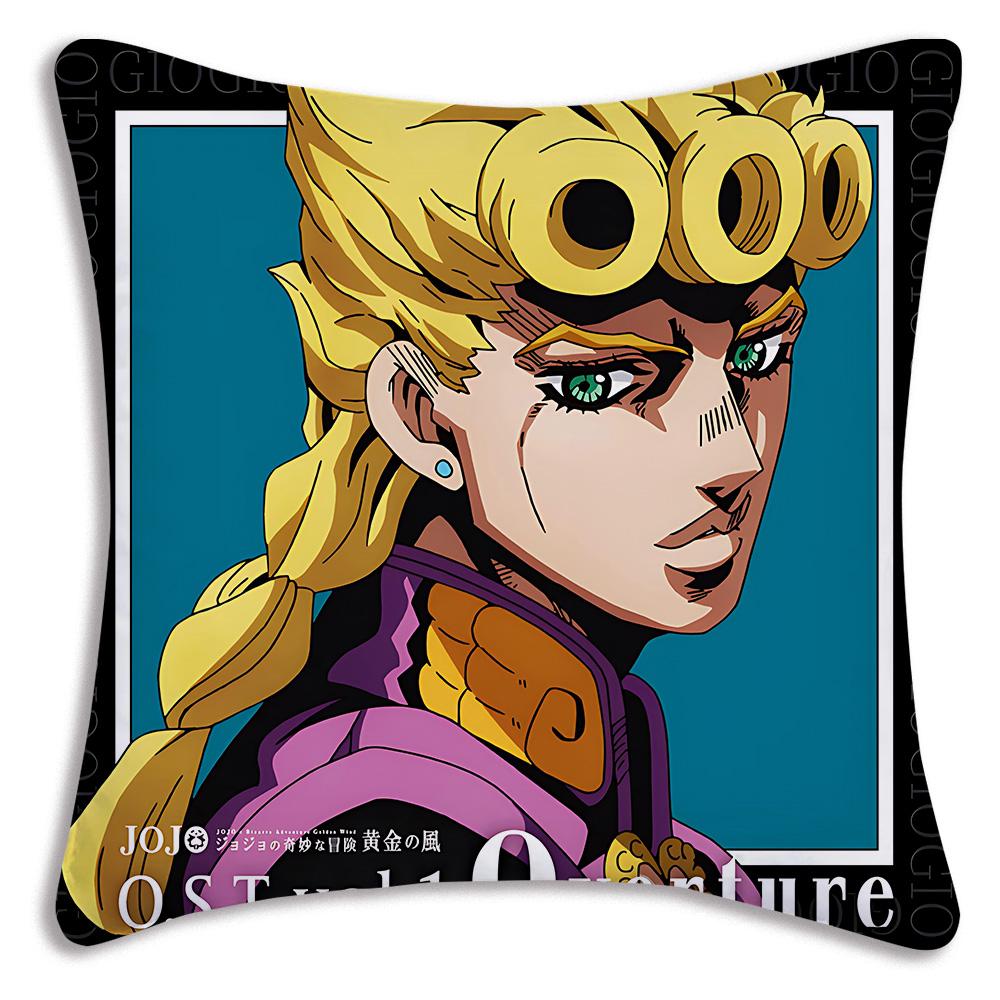 Милые наволочки JoJo's Bizarre A-Adventure Мультяшные Декоративные для Дивана Дома Двусторонняя Печать Короткий Плюш Милая Наволочка