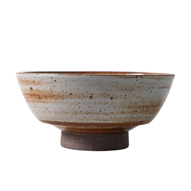 Rustic Hand-Painted Ceramic Dessert Plate