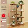 Multi-layer Solid Wood Succulent Flower Stand for Indoor Balcony or Living Room
