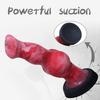 Beginner Dog Knot Dildo Female Anal Silicone Dilator G-Spot Vaginal Stimulator with Suction Cup Adult Sex Toy Male and Female