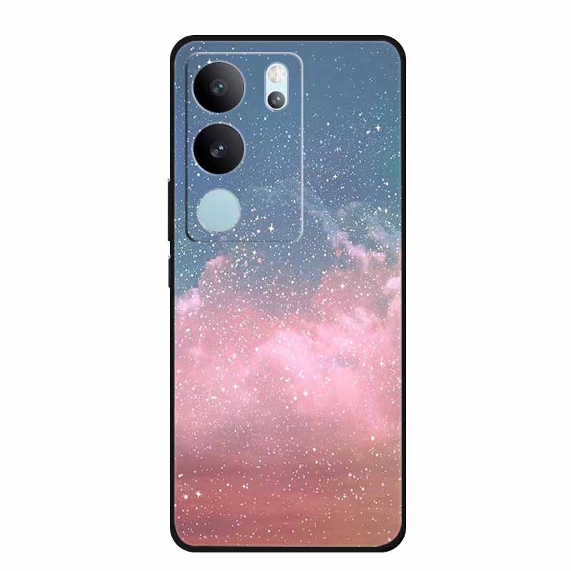 Для Vivo S17 S17T Чехол Силиконовый Задняя крышка телефона Чехлы для Vivo S17 Pro VivoS17T Coque Защитный Новый Мягкий ТПУ Мраморный Fundas