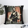 Vintage Abraham Lincoln Abe Lincoln Playing Guitar Years Pillow Case Retro Pillow Cover Pillowcases For Sofa Car Home Decor