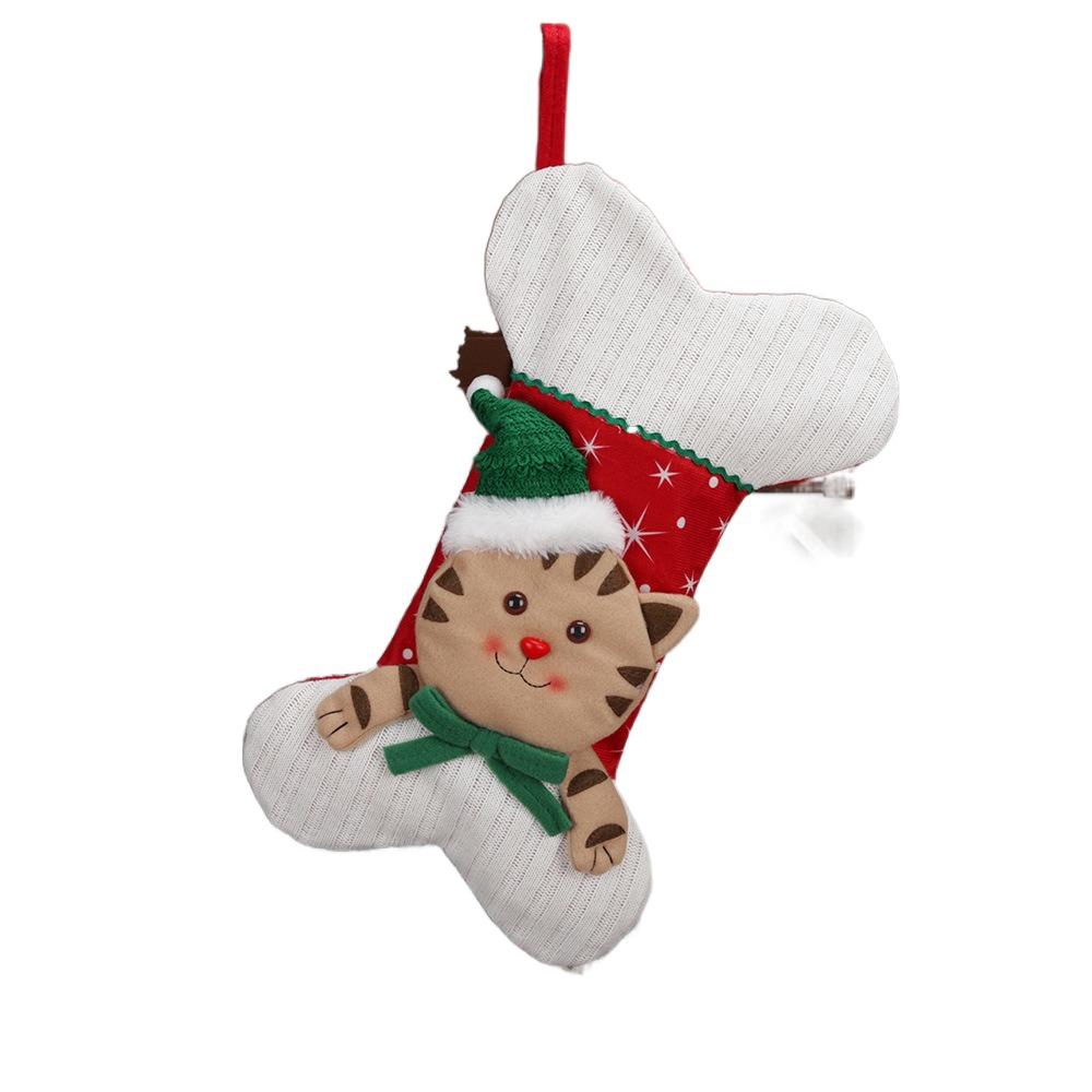 Cartoon Christmas Stocking Gift Bag Kawaii Christmas Hanging Stocking  Christmas