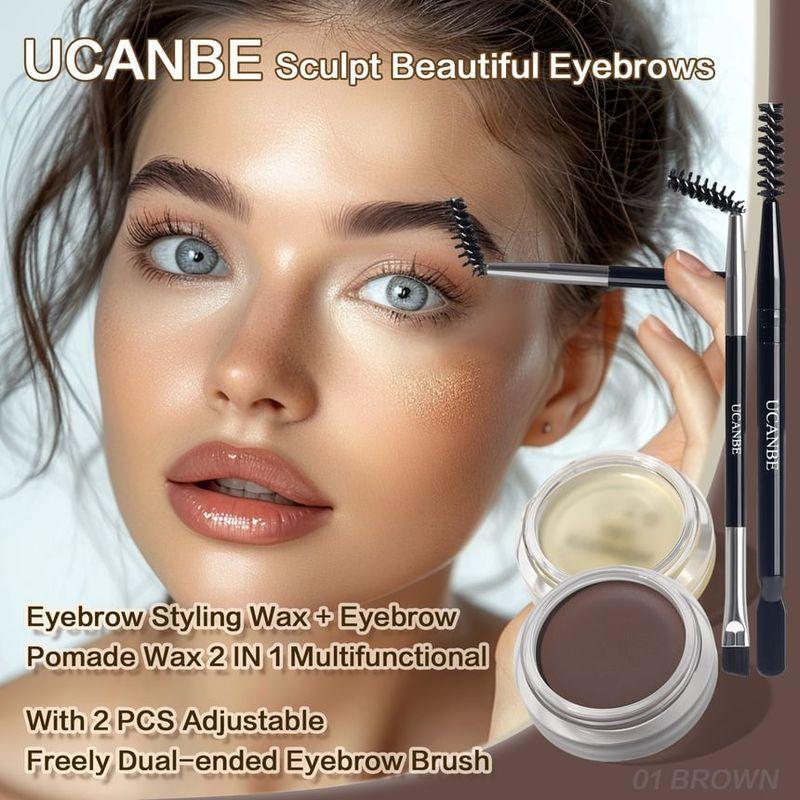 UCANBE - Стереоскопический набор для бровей - 5 цветов