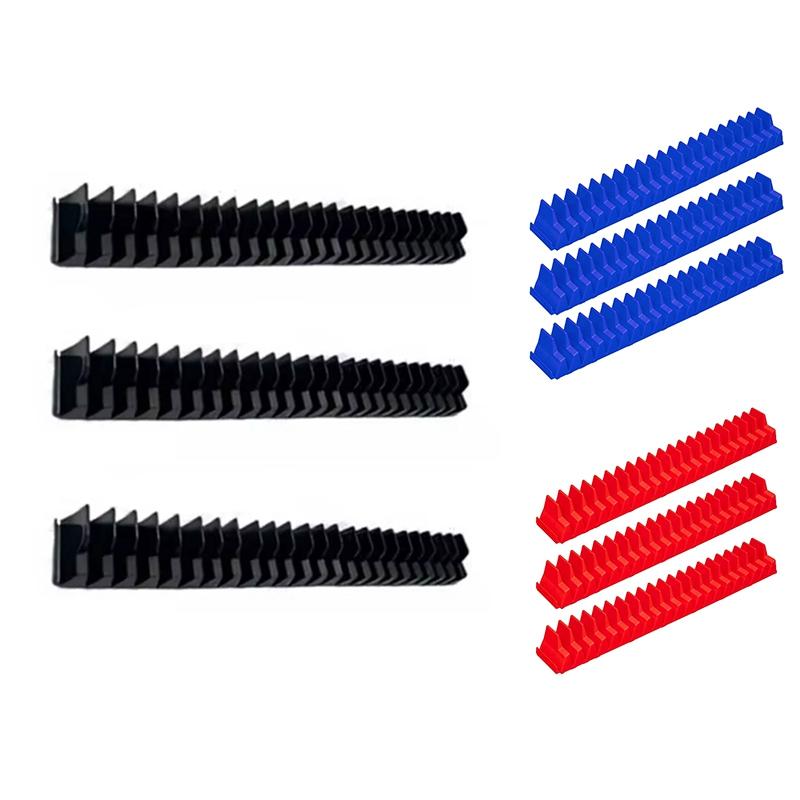 3 шт. Магнитный органайзер для ключей, простая установка, портативная полка для хранения инструментов, держатель гаечного ключа для хранения в ящике для инструментов