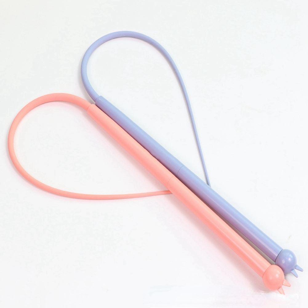 Mulated Mouse Tail Cat Toy Cat Teaser Funny Stick Silicone Long Tail Pet