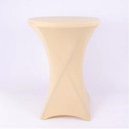 Стрейч Чехол для Коктейльного Стола, Высокая Круглая Скатерть для Барного Стола, Чехол для Банкетного Стола