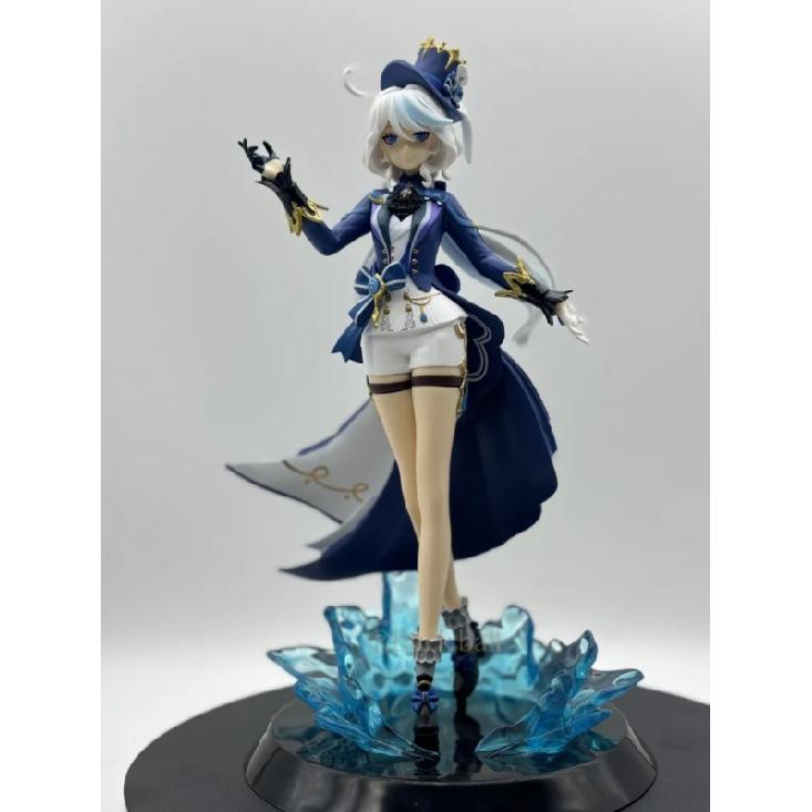 Genshin Impact Furina Focalors Figure Anime PVC Collection Model Toys 28CM
