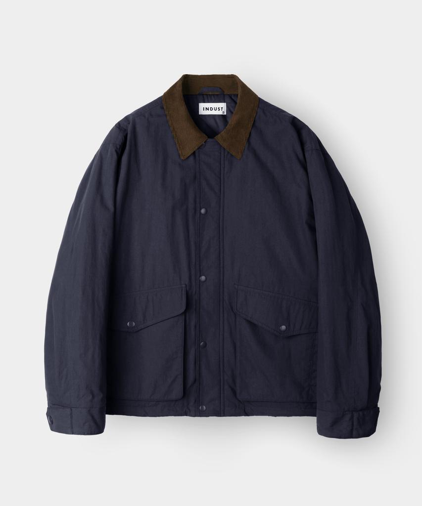 Куртка Barbour Heritage с вельветовым воротником_Темно-синий