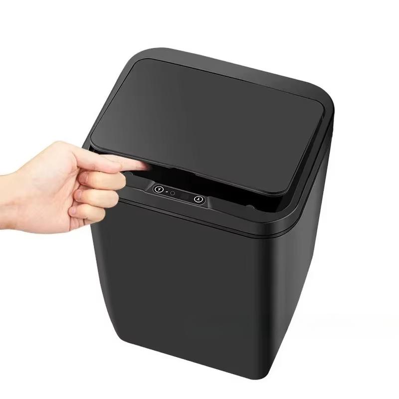 12 л Умное автоматическое мусорное ведро с сенсором Индукционное мусорное ведро ПП пластик Экологичное мусорное ведро Бытовое Кухонное Мусорное ведро с крышкой