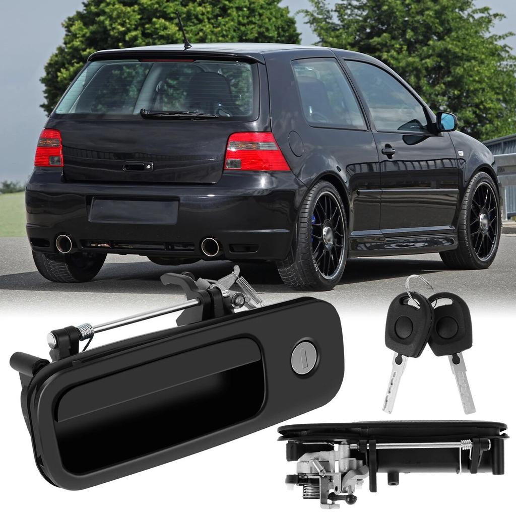 Ручка задней двери автомобиля для Transporter T5 2003-2010, замена ручки задней двери автомобиля с замком, внешняя ручка задней двери багажника