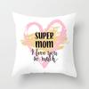 Новый текст ко Дню матери Любовь Наволочка из полиэстера персиковой кожи с принтом Наволочка для подушки