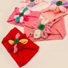 New Children's Nylon Elastic Headband, Baby Candy-colored Flower Headscarf, Summer Thin Baby Hair Accessories