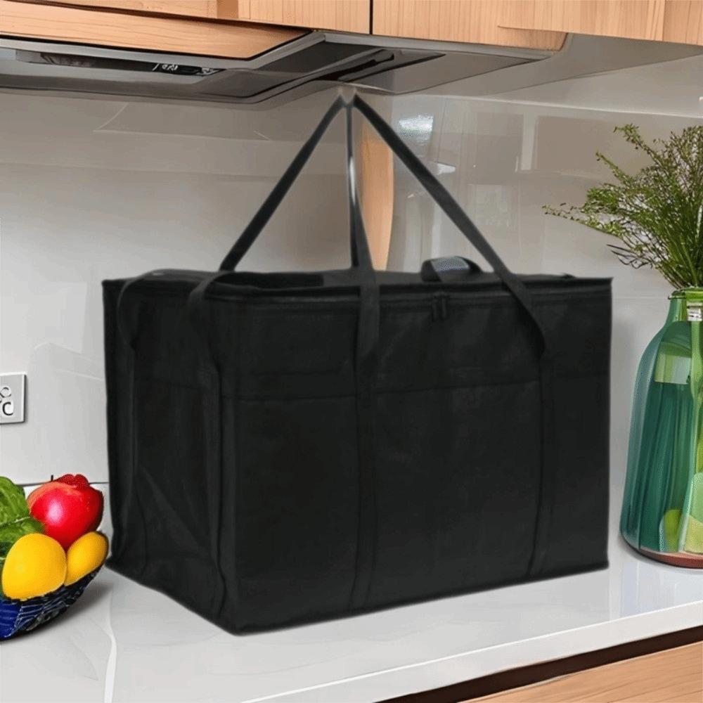 Oversized Insulated Bag Folding Picnic Bag Handheld Cooler Bag For Outdoor Camping