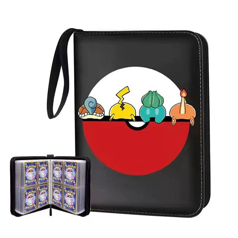 Pokémon Card Collection Book: 4-Grid & 9-Grid PU Game Album